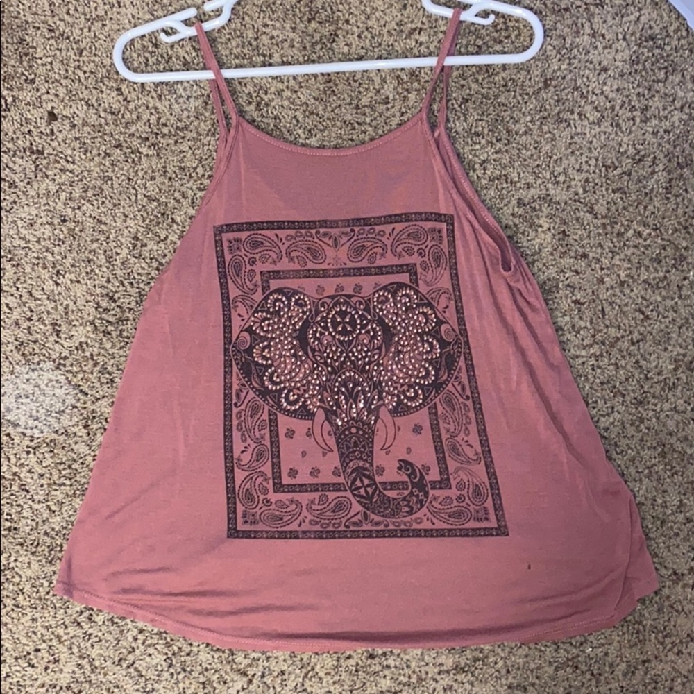 Charlotte Russe Elephant tank top